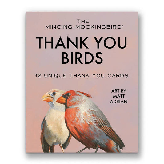 Matt Adrian Bird Thank You Greeting Cards