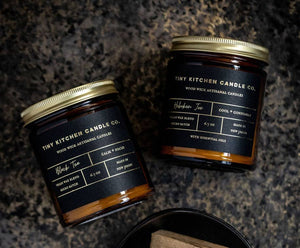 Hoboken Joe Wood Wick Candle- 8 oz.