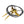 Gold Bumblebee Bolo Tie: Black