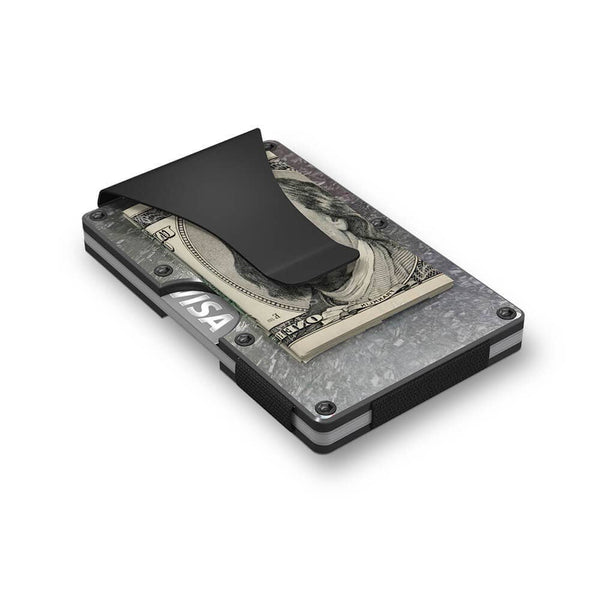 Grid Wallet - Forged Carbon Clip