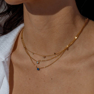 Star Stone Necklace: Opal