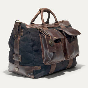 Canvas & Leather Duffle Bag
