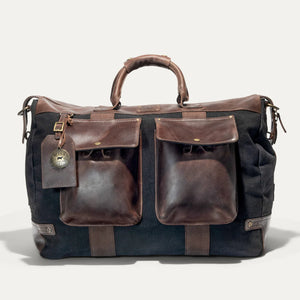 Canvas & Leather Duffle Bag