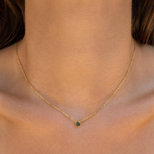 Star Stone Necklace: Opal