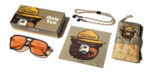 Camp Glacier Sunglasses : Smokey Bear Edition
