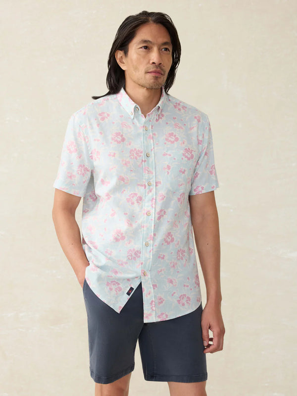 SS Breeze Shirt -Clear Waters Blossom