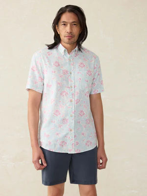 SS Breeze Shirt -Clear Waters Blossom
