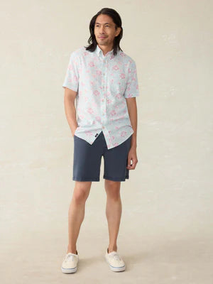 SS Breeze Shirt -Clear Waters Blossom