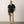 Button Down Polo : Dark Navy Crochet