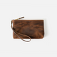 McKinley Clutch | Leather Clutch with Wrist Strap: Natural