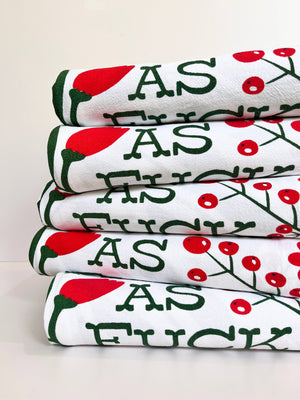 Festive as Fuck Christmas Kitchen Towel