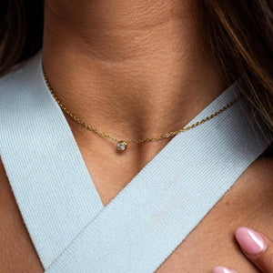 Star Stone Necklace: Opal