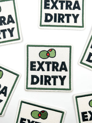 Extra Dirty Patch Embroidered Iron On
