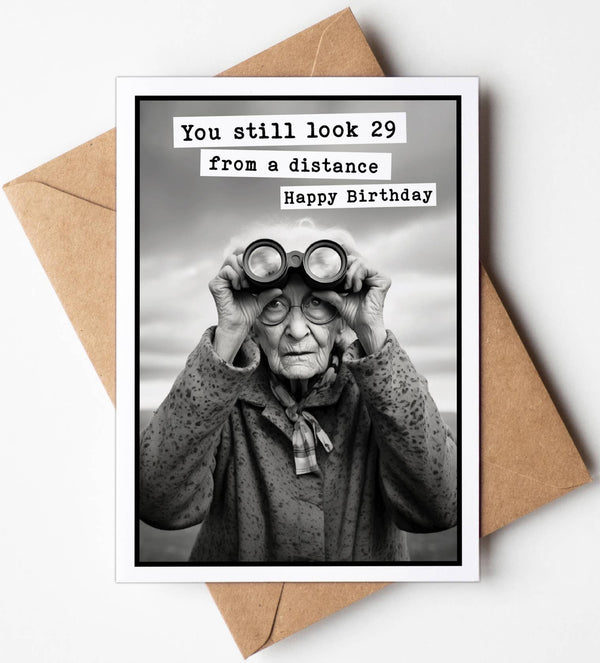 29 From A Distance Card