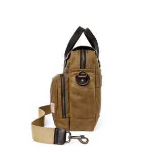 24-Hour Tin Cloth Briefcase : Dark Tan