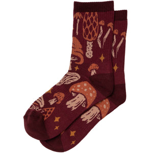 Forager Sock: L/XL / Maroon