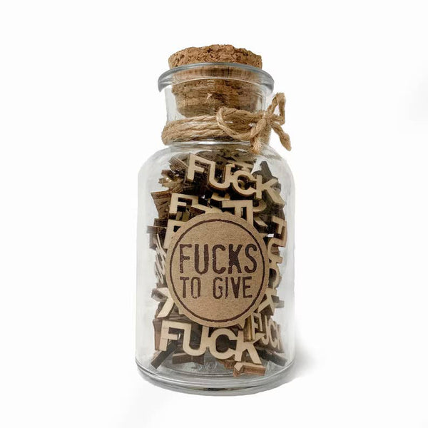 Small Jar of Fucks Gift Jar (5oz)