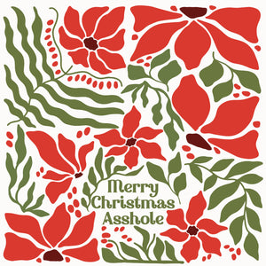 Merry Christmas Asshole Kitchen Towel