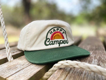 Happy Camper Snapback Hat (Youth)