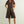 Mae Button Down Blouse - Chocolate Brown