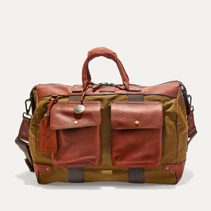 Canvas & Leather Duffle Bag