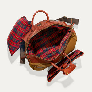 Canvas & Leather Duffle Bag