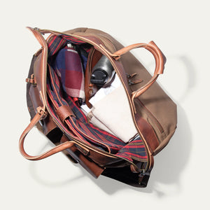 Canvas & Leather Duffle Bag