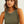 Mini Ribbed Knit Tank Top with Stitch Detail: Olive