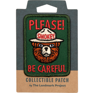 Be Careful Embroidered Patch