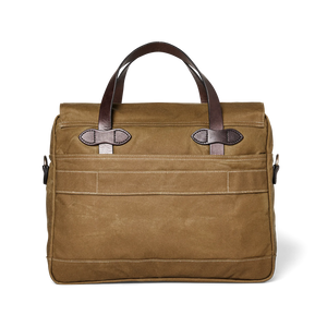 24-Hour Tin Cloth Briefcase : Dark Tan
