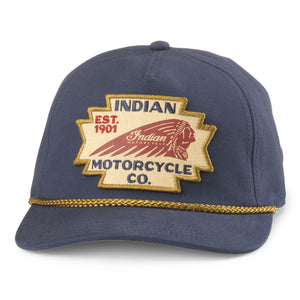 Indian Motorcyle Canvas Cappy
