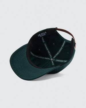 Letterman Hat: Forest Green