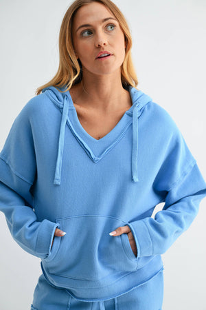 Malibu Air Cotton Hoodie - Blue