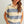 Wide Stripe Rugby Polo - Beige/Blue