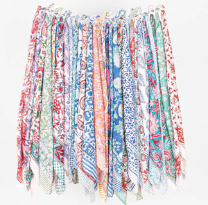 Hand Dyed Bandanas With Leather Slides : Bright Boho