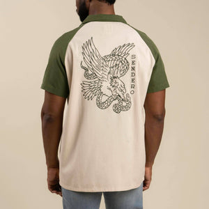 Saloon Shirt: Aguila - Green