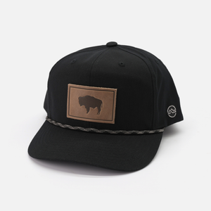 Buffalo Classic Rope Hat: Black