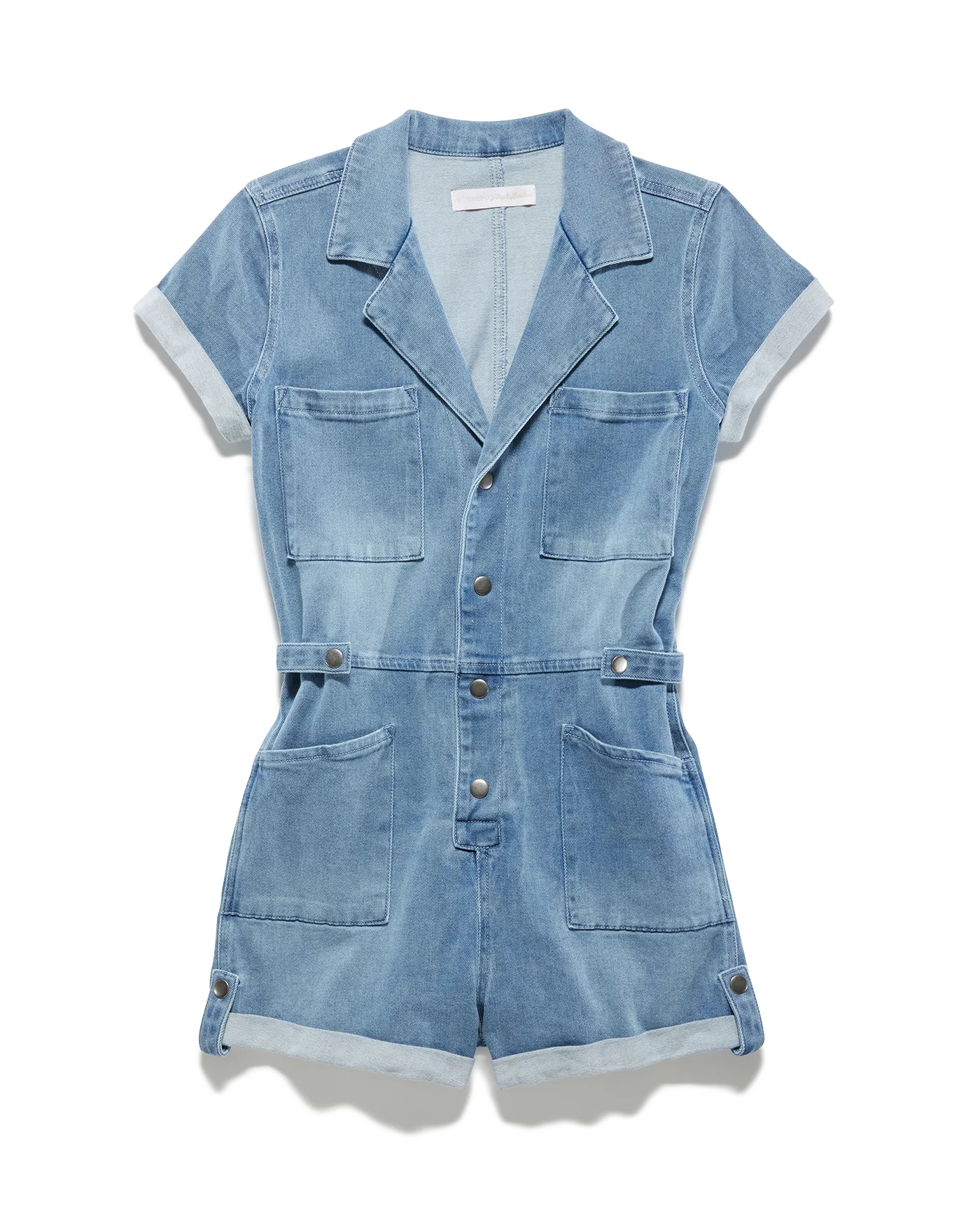 DANA KNIT DENIM ROMPER