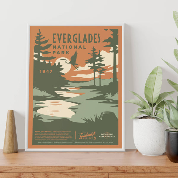 Everglades National Park - 12x16 Poster