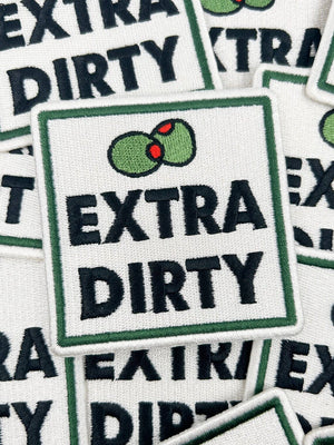 Extra Dirty Patch Embroidered Iron On
