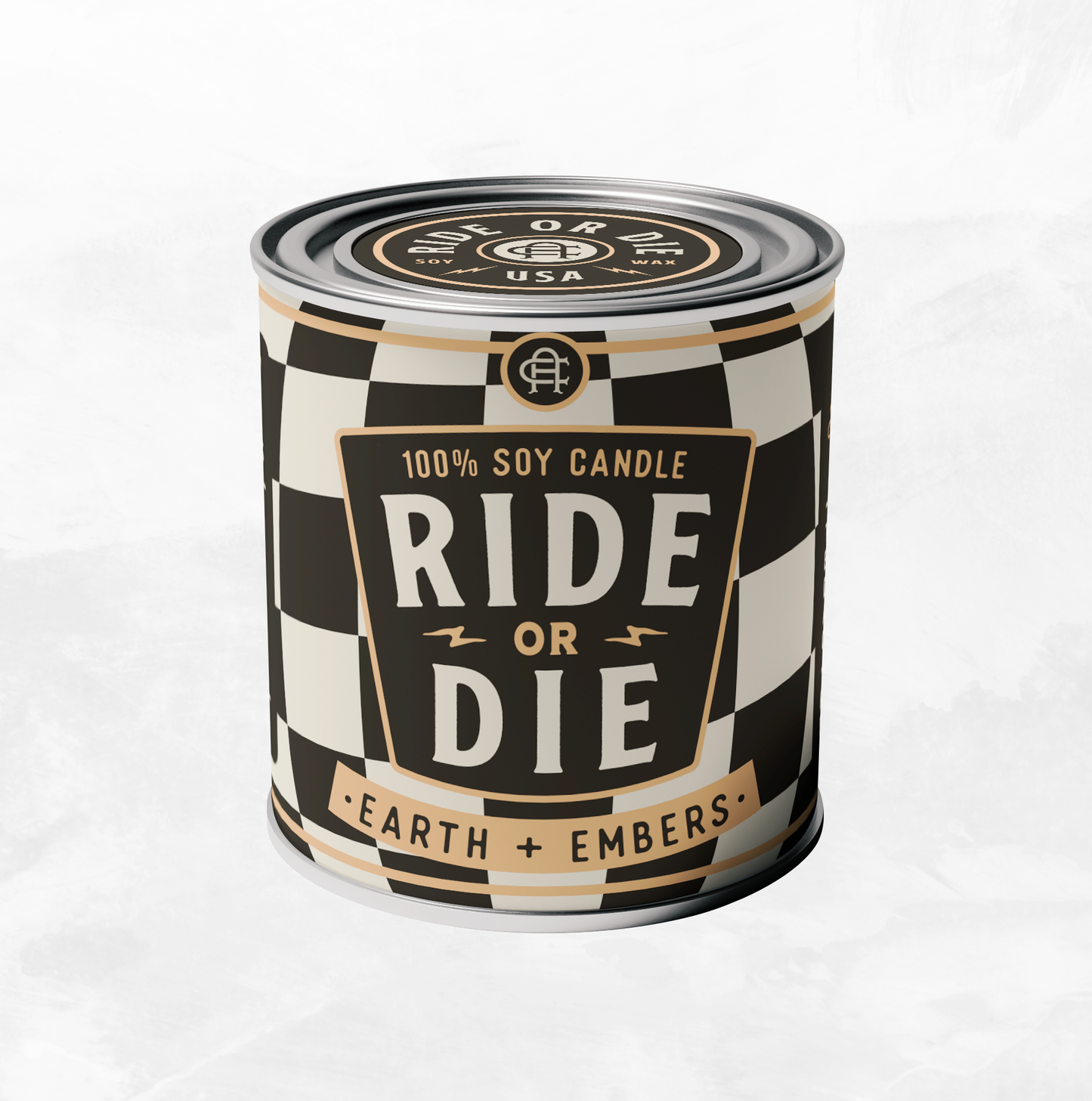 Ride Or Die Earth & Embers 8oz Soy Candle
