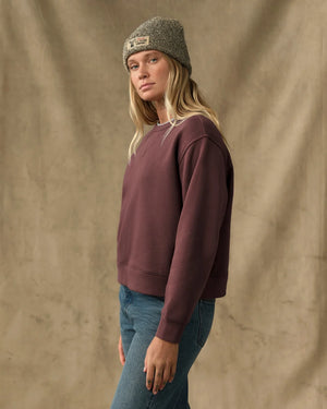 French Terry Crewneck - Eagle Brown