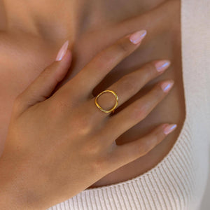 Ocean Ave Ring Gold: Gold / 7