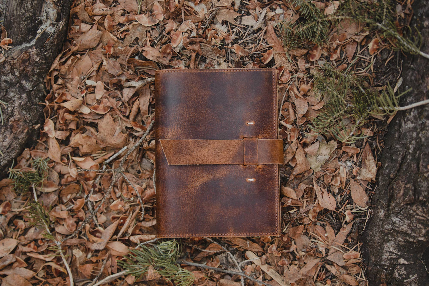 Uinta Leather Journal: Dark Walnut