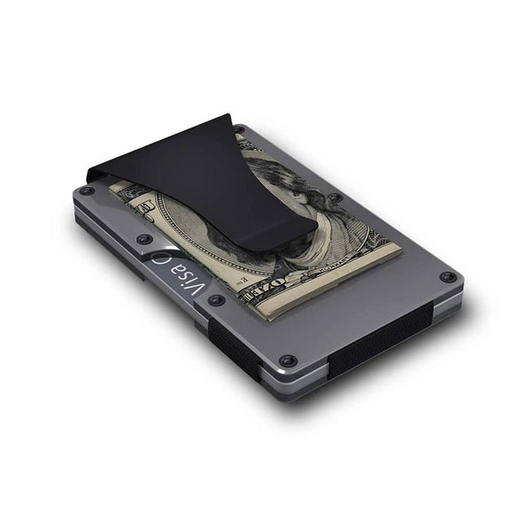 Grid Wallet - Titanium Clip