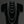 Tiny Stamped Fuck w/ Hematite Beads Short Necklace -Gunmetal