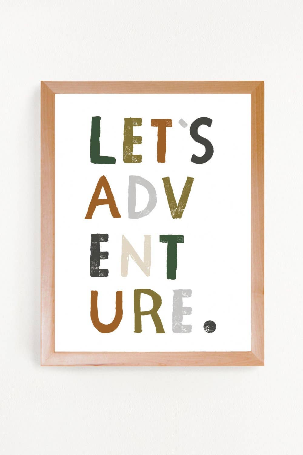 Let's Adventure Art Print - 11x14