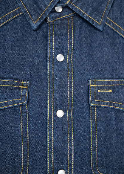 Saddleback Shirt: Lightweight Indigo