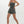 Strapless Denim Romper - Washed Black