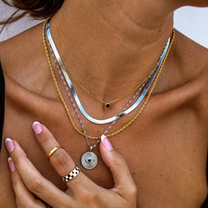Star Stone Necklace: Opal